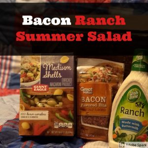 Bacon Ranch Summer Salad pin