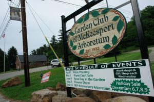 Garden club of McKeesport sign