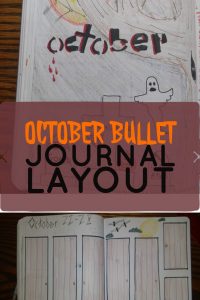 october bullet journal layout pintrest