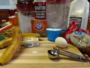 banana bread ingredients