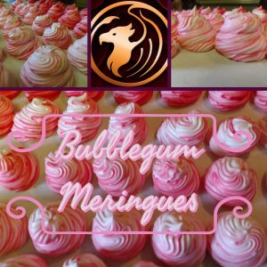 Instagram bubblegum meringues