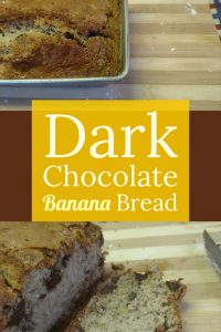 dark chocolate banana bread pintrest