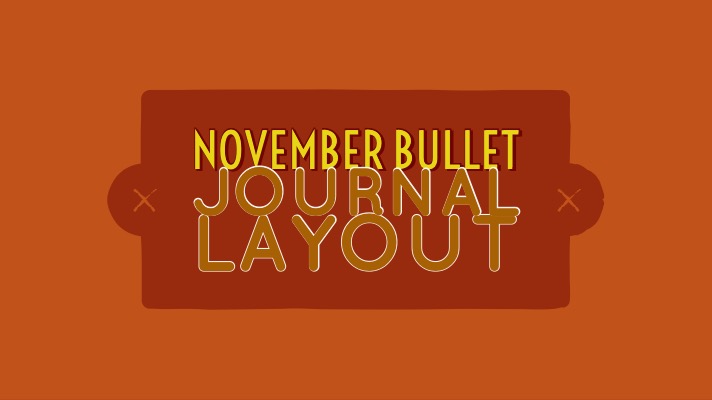 November Bullet Journal Layout